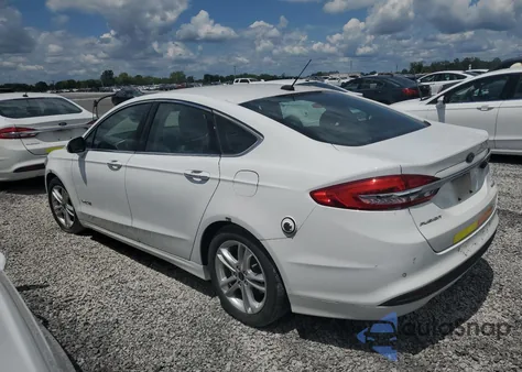 2018 Ford Fusion Se Hybrid z USA, uszkodzony, nr VIN 3FA6P0LU4JR152455